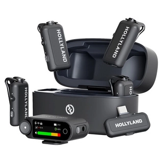 Петличный микрофон Hollyland Lark MAX 2 Combo 4-Person Черный MAX2COM4P