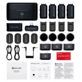 Петличный микрофон Hollyland Lark MAX 2 Combo 4-Person Черный MAX2COM4P - фото 2