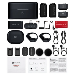 Петличный микрофон Hollyland Lark MAX 2 Ultimate Combo Черный MAX2UCOM
