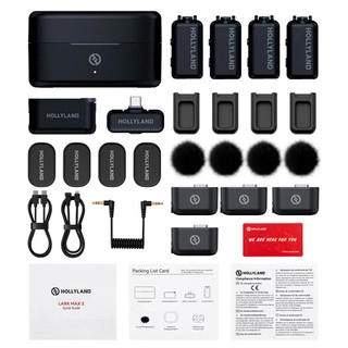 Петличный микрофон Hollyland Lark MAX 2 Combo Черный MAX2COM - фото 3
