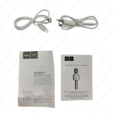 Микрофон Hoco BK3 Cool sound KTV (серебристый) - фото 4