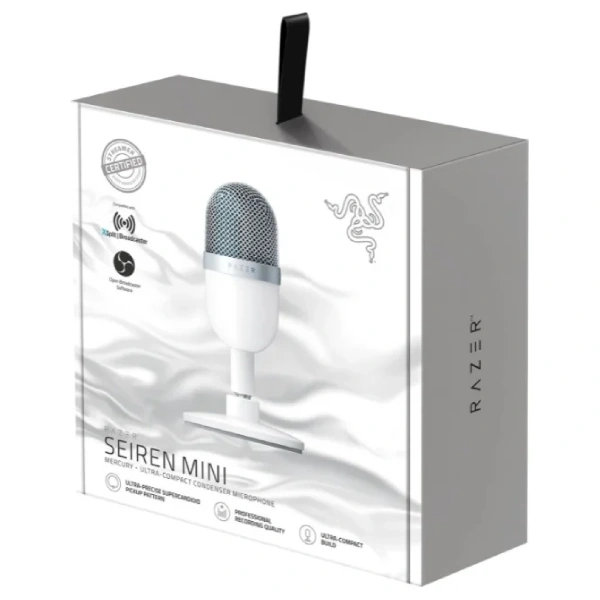 Микрофон Razer Seiren Mini White - фото 4