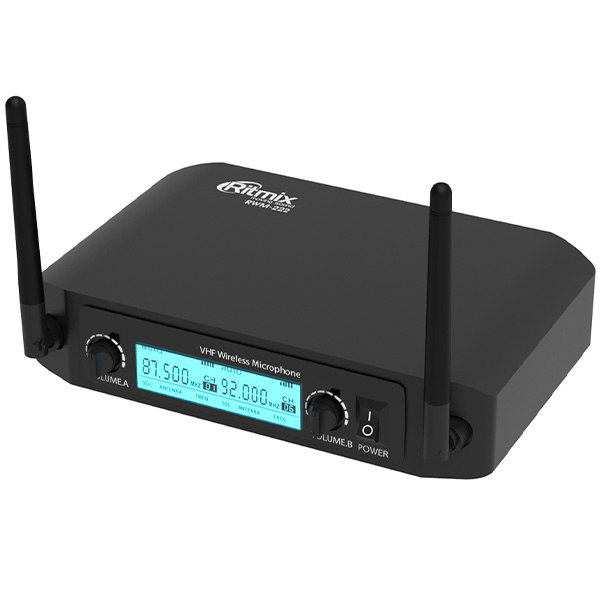 Микрофонная беспроводная система Ritmix RWM-222 - фото 3