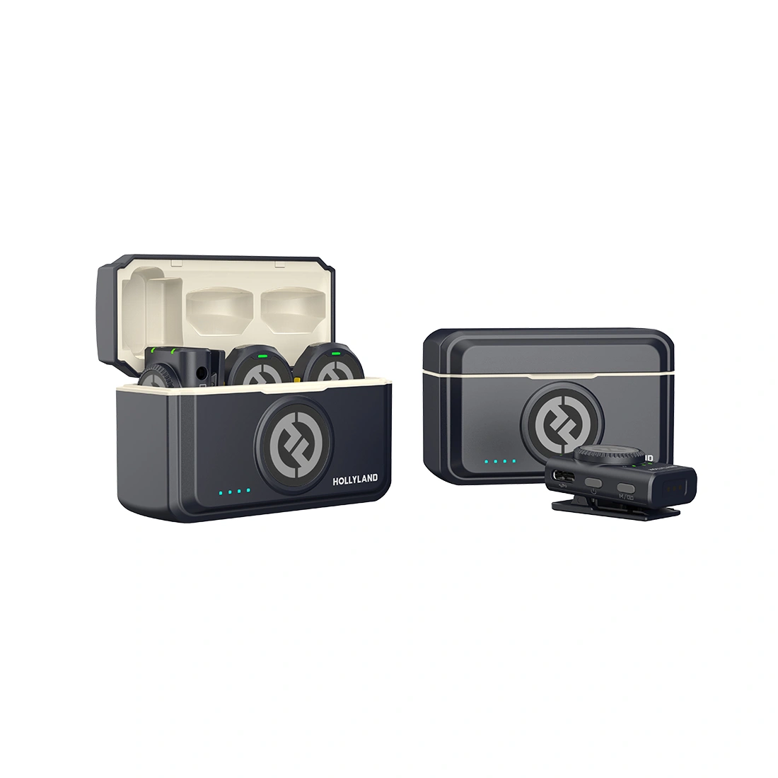 Петличный микрофон Hollyland Lark M2 Combo Черный M2COM - фото 3