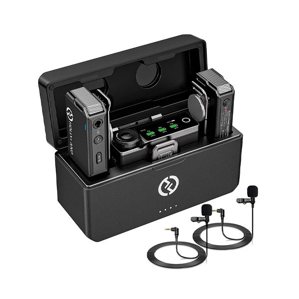 Петличный микрофон Hollyland Lark MAX Duo Black - фото 2