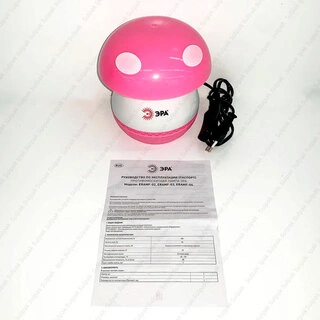 Противомоскитная ультрафиолетовая лампа ЭРА ERAMF-03 (розовый) - фото 2