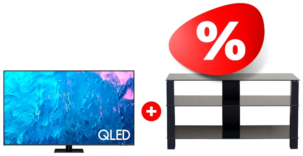 Комплект ТВ тумба Mart Рим 46″ + QLED TV Samsung QE85Q70CAUXCE 