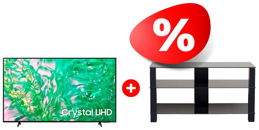 Комплект ТВ тумба Mart Рим 46″ + LED телевизор Samsung UE75DU8000UXCE 