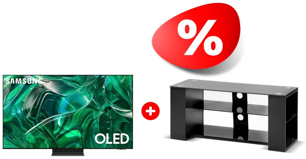 Комплект ТВ тумба Mart Готика 42″ + OLED телевизор Samsung QE65S95CAUXCE 