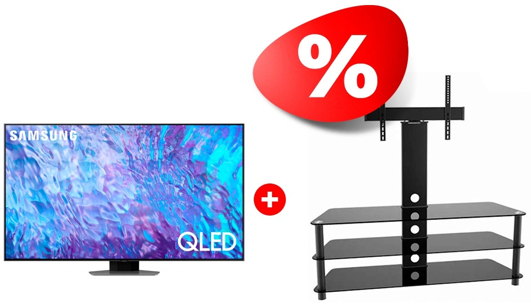 Комплект ТВ тумба ARG TP2003L 60″ + QLED телевизор Samsung QE65Q80CAUXCE 