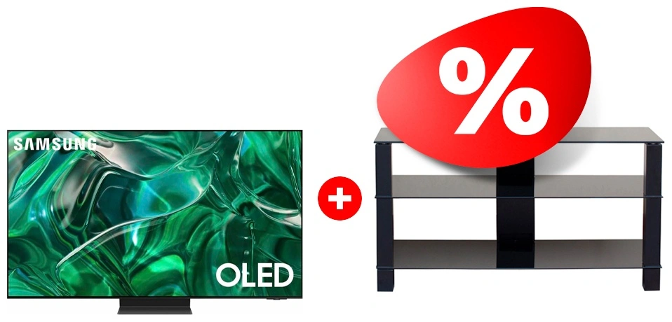 Комплект ТВ тумба Mart Рим 46″ + OLED телевизор Samsung QE65S95CAUXCE 