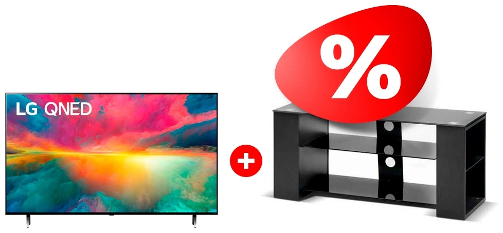 Жиынтық Mart сөресі Готика 42″ + LG QNED теледидары 75QNED756RA 