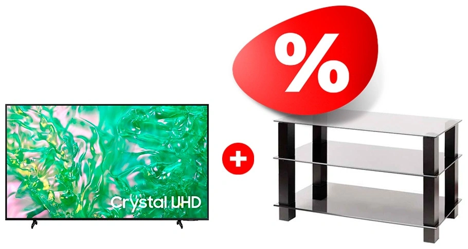 Комплект ТВ тумба Mart Эдельвейс 42″ + LED телевизор Samsung UE75DU8000UXCE 