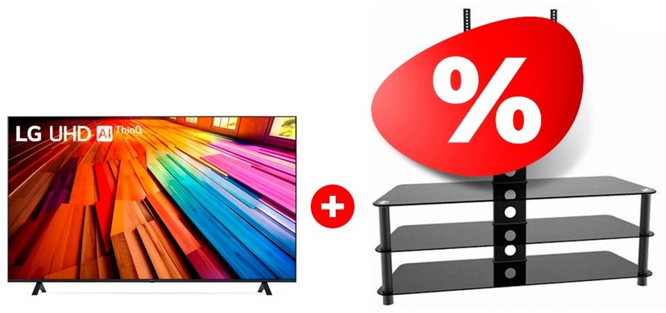 Комплект ТВ тумба ARG TP2003L 60″ + LED телевизор LG 55UT80006LA 