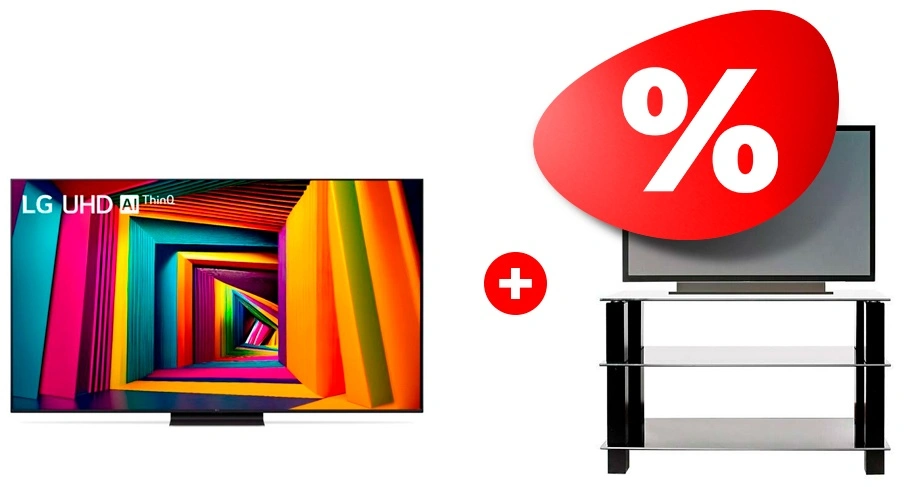 Жиынтық Mart сөресі Эдельвейс 42″ + LED телевизор LG 55UT91006LA 