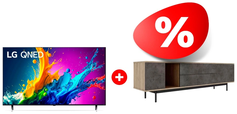 Жиынтық Mart сөресі Агат 1800 85″ + QNED телевизор LG 86QNED86T6A 