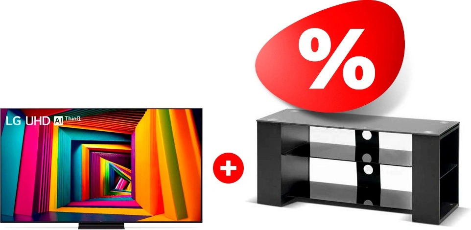 Жиынтық Mart сөресі Готика 42″ + LED телевизор LG 65UT91006LA 