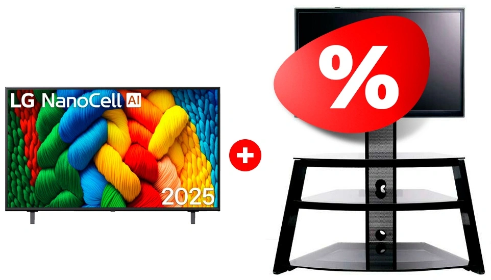 Жиынтық Mart сөресі Кристалл К 65″ + LED телевизор LG 55NANO80A6B 