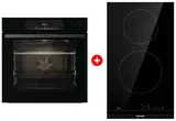 Комплект Электрическая варочная панель Gorenje ECT321BCSC + Встраиваемый духовой шкаф Gorenje BSA6737E15BG 