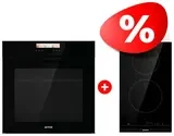 Комплект Электрическая варочная панель Gorenje ECT321BCSC + Встраиваемый духовой шкаф Gorenje BOP798S37BG 