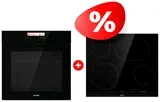 Комплект Электрическая варочная поверхность Gorenje ECS643BCSC + Встраиваемый духовой шкаф Gorenje BOP798S37BG 