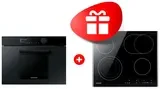 Комплект Электрическая варочная поверхность Samsung NZ64T3536DK/WT + Духовой шкаф Samsung NQ50T9539BD/WT Infinite Line 