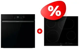 Комплект Электрическая варочная поверхность Gorenje  + Духовой шкаф Gorenje ECS643BCSC + BOS6737E20FBG