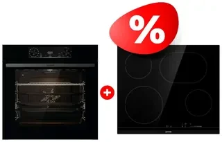 Комплект Электрическая варочная поверхность Gorenje ECS643BCSC + Встраиваемый духовой шкаф Gorenje BPS6737E14BG 