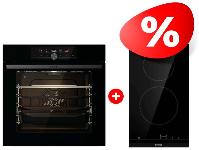Комплект Электрическая варочная панель Gorenje ECT321BCSC + Встраиваемый духовой шкаф Gorenje BPS6747A06BG 