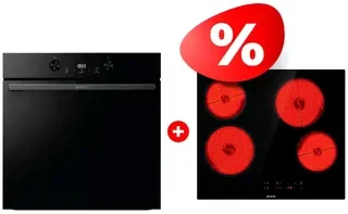 Комплект Стеклокерамическая варочная панель Gorenje ECT64BSCE + Встраиваемый духовой шкаф Gorenje BOS6737E05DBG