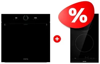 Комплект Электрическая варочная панель Gorenje ECT321BCSC + Встраиваемый духовой шкаф Gorenje BOS6737SYB