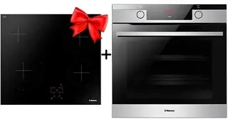 Жиынтық Hansa электр пісіру беті BHC66577 + Встраиваемый духовой шкаф Hansa BOEIS694655 