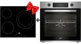 Жиынтық Электрическая варочная поверхность Beko HIC 63401 T + Встраиваемый духовой шкаф Beko BBIE12300XD 