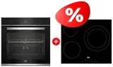Комплект Электрическая варочная поверхность Beko HIC 63401 T + Встраиваемый духовой шкаф Beko BBIE133002XD 