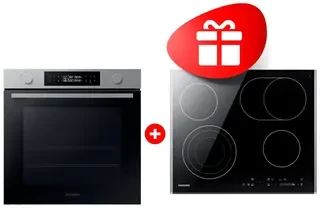 Комплект Электрическая варочная поверхность Samsung NZ64T3536DK/WT + Встраиваемый духовой шкаф Samsung NV7B4445UAS/WT 