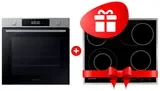 Жиынтық Электрическая варочная поверхность Samsung NZ64T3516CK/WT + Встраиваемый духовой шкаф Samsung NV7B4445UAS/WT 