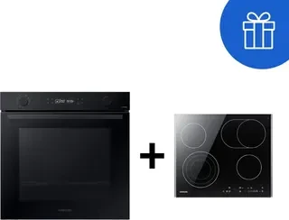 Жиынтық Электрическая варочная поверхность Samsung NZ64T3536DK/WT + Встраиваемый духовой шкаф Samsung NV7B4125ZAK/WT 