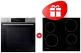 Комплект Электрическая варочная поверхность Samsung NZ64T3506AK/WT + Встраиваемый духовой шкаф Samsung NV7B4125ZAS/WT 