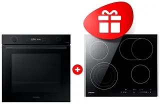 Комплект Электрическая варочная поверхность Samsung NZ64T3536DK/WT + Встраиваемый духовой шкаф Samsung NV7B41201AK/WT 