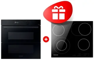 Комплект Электрическая варочная поверхность Samsung NZ64T3516QK/WT + Встраиваемый духовой шкаф Samsung NV7B5765RAK/WT 