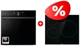 Комплект Стеклокерамическая варочная панель Gorenje ECT632BSCE + Встраиваемый духовой шкаф Gorenje BPSA6747DGWI 
