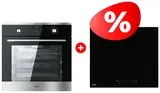 Комплект Стеклокерамическая варочная панель Haier HHK-C63NDB + Встраиваемый духовой шкаф Haier HOX-P09CGBX 
