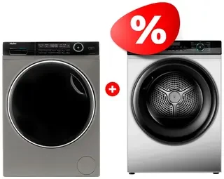 Комплект Сушильная машина Haier HD90-A2929AS + Стиральная машина Haier HW90-B14979S 