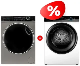 Комплект Сушильная машина Haier HD90-A2929A + Стиральная машина Haier HW90-B14979S 