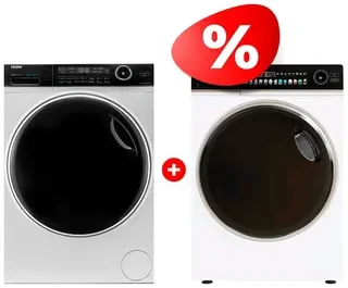 Комплект Сушильная машина Haier HD105-A2336 + Стиральная машина Haier HW90-B14979 