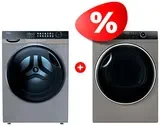 Комплект Сушильная машина Haier HD90-A2979S + Стиральная машина Haier HW100-BD14378S 