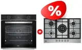 Комплект Газовая варочная поверхность Beko HIAW 75225 SX + Встраиваемый духовой шкаф Beko BBIS13300XMSE 