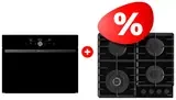 Комплект Газовая варочная поверхность Gorenje GTW642SYB + Встраиваемый духовой шкаф Gorenje BCM4547DG 