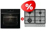 Комплект Газовая варочная панель Gorenje GW641XHF + Встраиваемый духовой шкаф Gorenjie BO6737E06B 