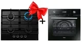 Жиынтық Haier газ пісіру беті HHX-G64CNB + Haier кіріктірілген тұмшапеш HOD-PF08TGB 